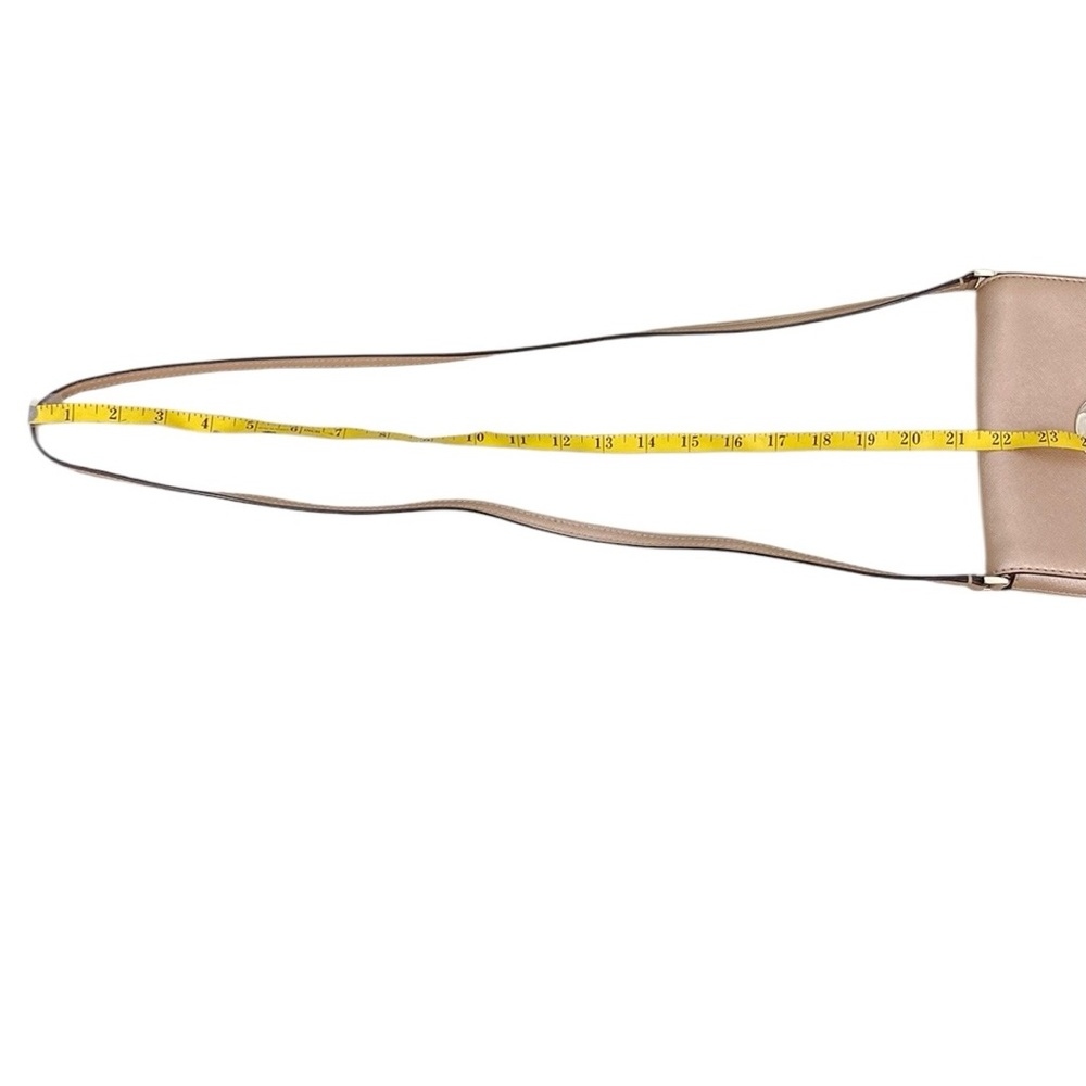 Kate Spade GUC Newberry Lane Sally Rose Gold Leather Turn-lock Crossbody - Picture 15 of 15